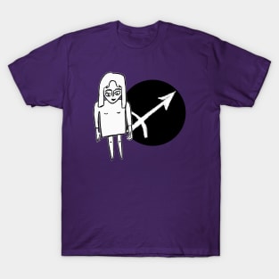 Sagittarius Zodiac Woman, Sagittarius Girl T-Shirt